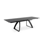 Ausziehbarer Tisch auf 270 cm mit HPL-Platte und Aluminiumgestell – Villongo Viadurini