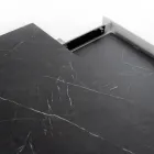 Ausziehbarer Tisch auf 270 cm mit HPL-Platte und Aluminiumgestell – Villongo Viadurini