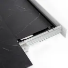 Ausziehbarer Tisch auf 270 cm mit HPL-Platte und Aluminiumgestell – Villongo Viadurini