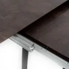 Ausziehbarer Tisch auf 270 cm mit HPL-Platte und Aluminiumgestell – Villongo Viadurini