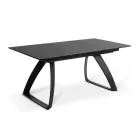 Ausziehbarer Tisch auf 270 cm mit HPL-Platte und Aluminiumgestell – Villongo Viadurini