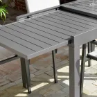 Ausziehbarer Tisch 270 cm Outdoor mit Aluminiumgestell - Sheet Viadurini