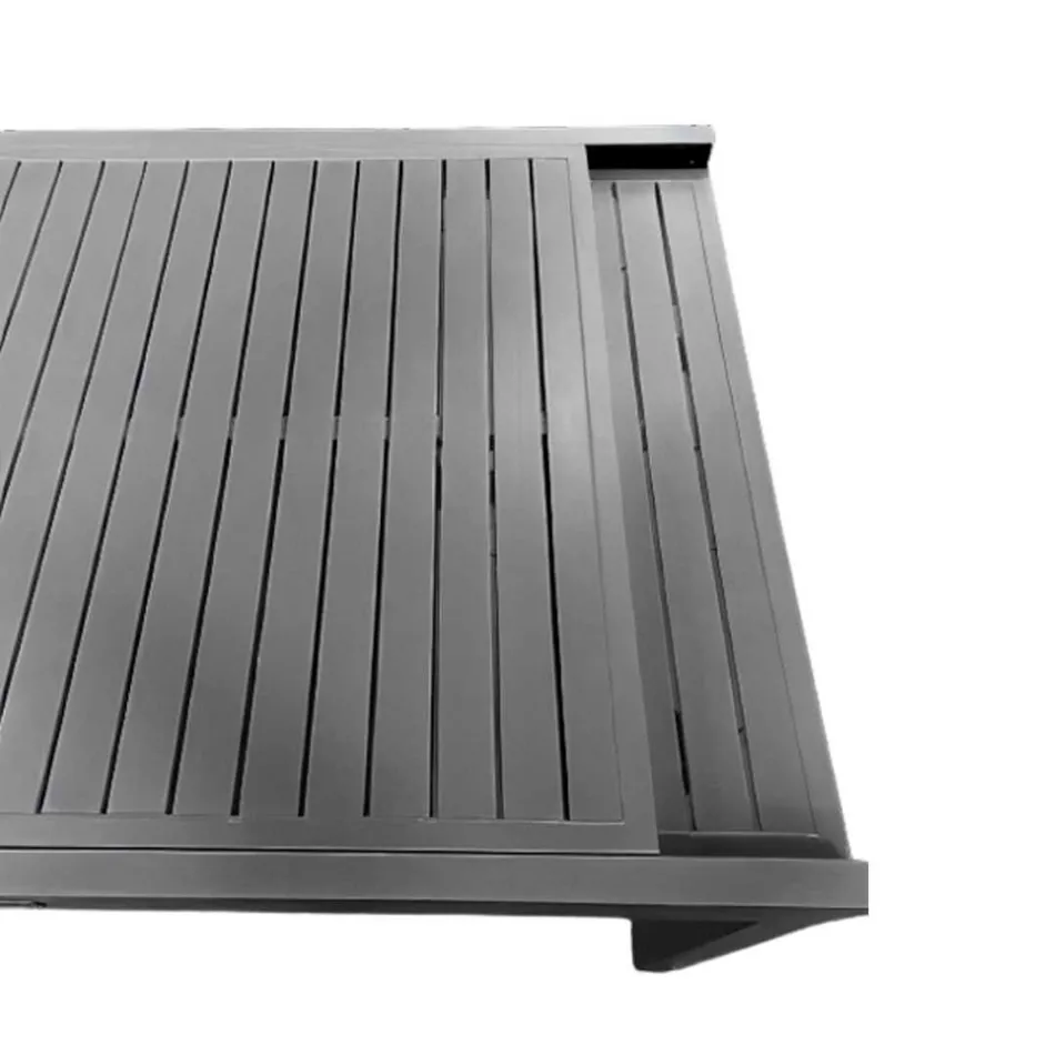 Ausziehbarer Tisch 270 cm Outdoor mit Aluminiumgestell - Sheet Viadurini