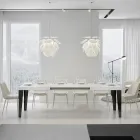 Ausziehbarer Tisch auf 284 cm in verschiedenen Größen und Ausführungen, hergestellt in Italien – Strand Viadurini