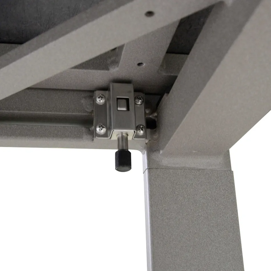 Ausziehbarer Tisch 300 cm aus Aluminium mit HPL-Einsatz - Righello Viadurini