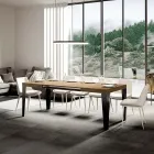 Ausziehbarer Tisch auf 440 cm in verschiedenen Größen und Ausführungen, hergestellt in Italien – Strand Viadurini