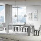 Ausziehbarer Tisch auf 440 cm aus Mikropartikeln aus Holz, hergestellt in Italien – Baum Viadurini