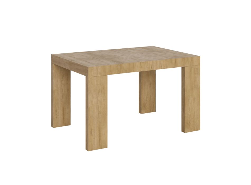 Ausziehbarer Tisch auf 440 cm aus Mikropartikeln aus Holz, hergestellt in Italien – Baum Viadurini