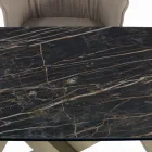 Ausziehbarer Tisch mit Untergestell und Tischplatte in verschiedenen Ausführungen, hergestellt in Italien – Settimmio Viadurini