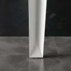 Tisch mit Abdeckplatte aus gehärtetem Glas Baltimore modernen Viadurini