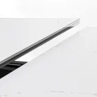 Ausziehbarer Esstisch 240 cm Glas- und Keramikplatte - Barone Viadurini