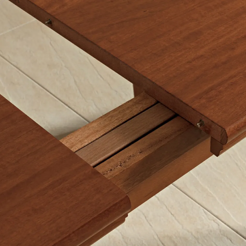 14-Sitzer-Design-Holz-Esstisch bis 380 cm - Marzena Viadurini