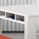 Ausziehbarer Wohnzimmertisch aus Melamin Made in Italy - Ondine Viadurini