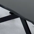 Ausziehbarer Tisch für bis zu 14 Sitzplätze aus furniertem Holz, hergestellt in Italien – Grotta Viadurini