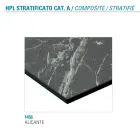 Ausziehbarer Tisch bis 180 cm rund laminiert HPL Made in Italy - Bastiano Viadurini