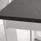 Ausziehbarer Tisch bis 238 cm aus Metall und HPL Made in Italy - Pablito Viadurini