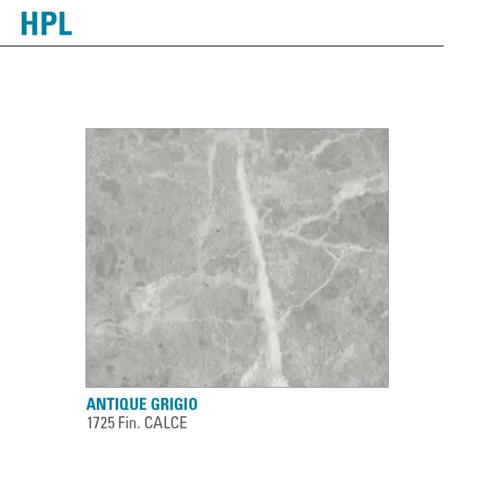 Ausziehbarer Tisch bis 238 cm aus Metall und HPL Made in Italy - Pablito Viadurini