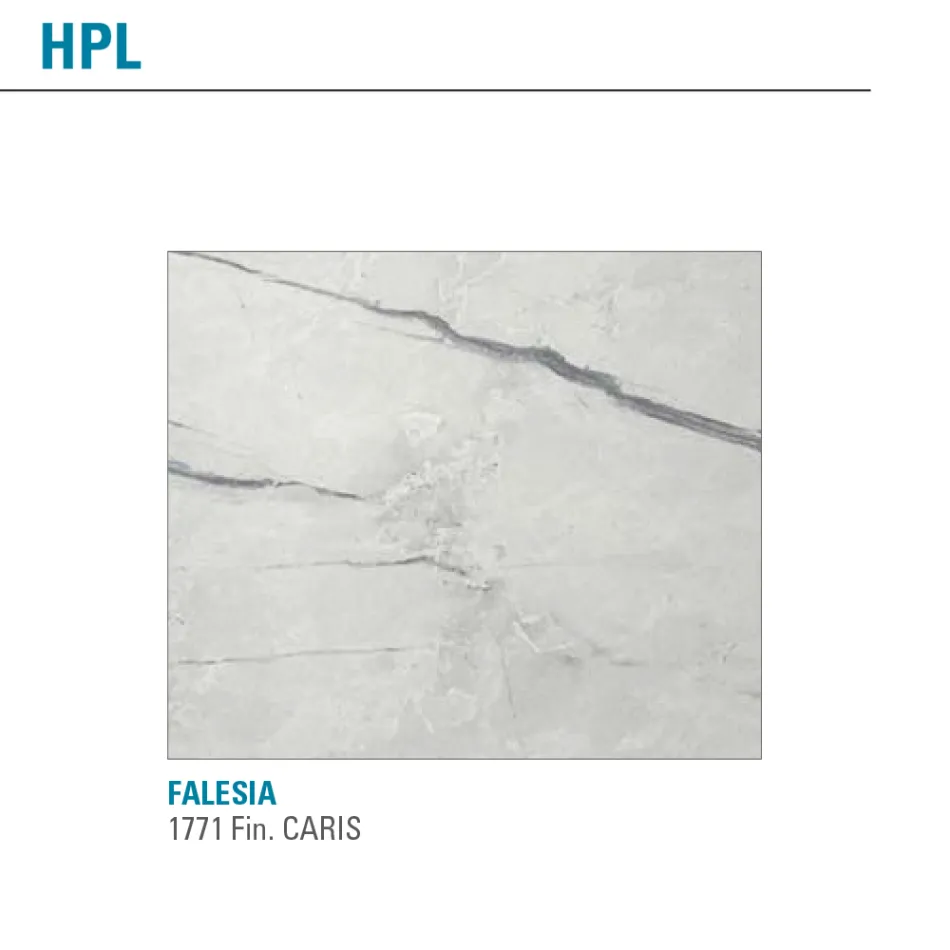 Ausziehbarer Tisch bis 238 cm Metall und farbiges Hpl Made in Italy - Pablito Viadurini