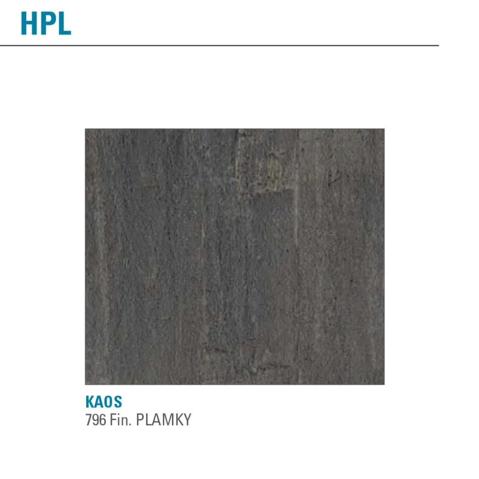 Ausziehbarer Tisch bis 238 cm Metall und farbiges Hpl Made in Italy - Pablito Viadurini