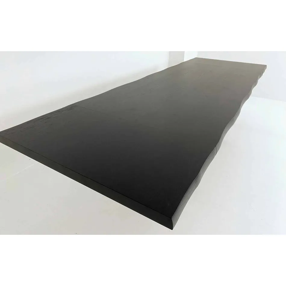 Ausziehbarer Tisch bis 300 cm aus furniertem Holz Made in Italy – Ezzellino Viadurini