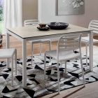 Ausziehbarer Tisch Bis zu 238 cm aus Laminam und Metall Made in Italy - Remigio Viadurini