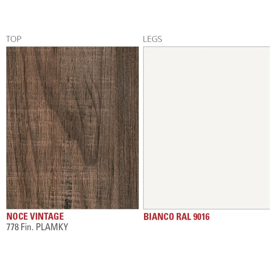 Ausziehbarer Tisch bis 240 cm mit HPL-Platte, hergestellt in Italien – fantastisch Viadurini