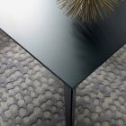 Ausziehbarer Tisch Bis zu 250 cm mit Glasplatte Made in Italy - Pitagora Viadurini