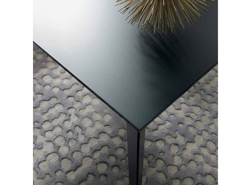 Ausziehbarer Tisch Bis zu 250 cm mit Glasplatte Made in Italy - Pitagora