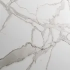 Ausziehbarer Tisch bis 280 cm aus Stahl und mattem Keramikglas - Viterbo Viadurini