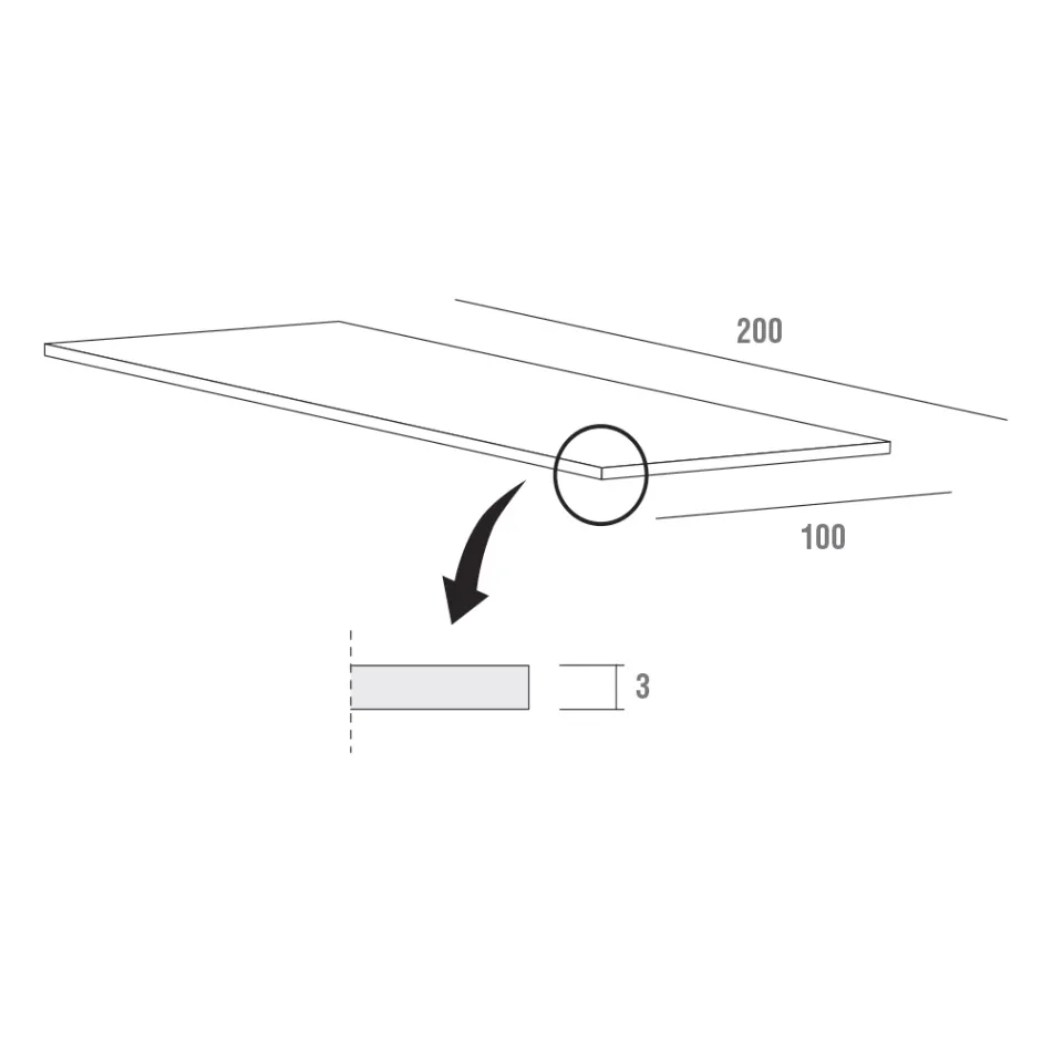Ausziehbarer Tisch Bis zu 280 cm in Fenix Made in Italy, Precious - Aresto Viadurini