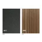 Ausziehbarer Tisch bis zu 280 cm aus Holz und Metall Made in Italy - Gallotto Viadurini