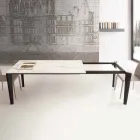 Ausziehbarer Tisch bis 290 cm aus Glaskeramik Made in Italy - Polonio Viadurini
