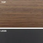 Ausziehbarer Tisch bis 300 cm mit furnierter Platte, hergestellt in Italien – Grotta Viadurini