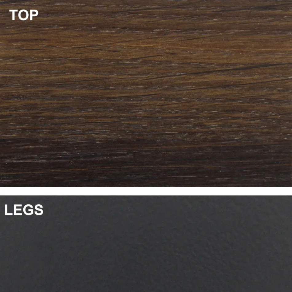 Ausziehbarer Tisch bis 300 cm mit furnierter Platte, hergestellt in Italien – Grotta Viadurini