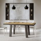 Ausziehbarer Tisch bis 4,40 m, modern, hergestellt in Italien, Holz – Cedric Viadurini