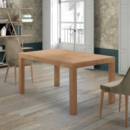 Ausziehbarer Tisch bis zu 470 cm aus Furnierholz Made in Italy – Gordito Viadurini
