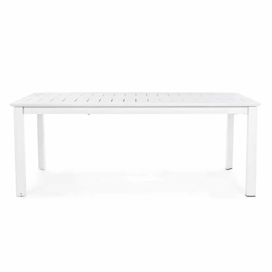 Ausziehbarer Tisch in modernem Aluminiumdesign für Homemotion im Freien - Casper Viadurini