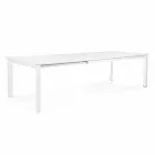 Ausziehbarer Tisch in modernem Aluminiumdesign für Homemotion im Freien - Casper Viadurini