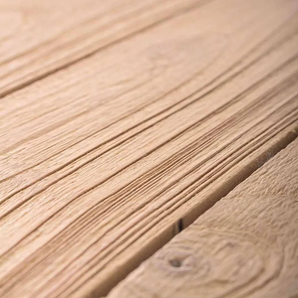 Ausziehbarer hölzerner Garten-Designtisch für 6 Personen Homemotion - Hunter Viadurini