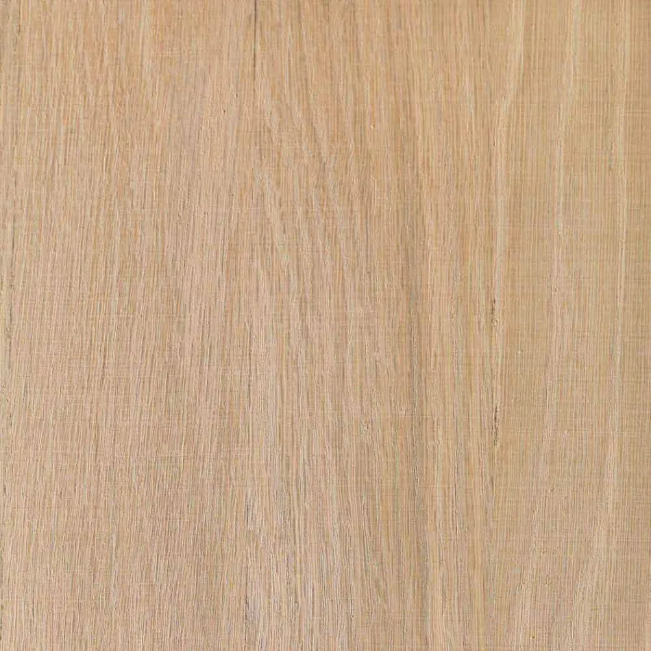 Ausziehbarer Tisch aus Eschenholz mit Seitenbändern aus Esche - Ketla Viadurini