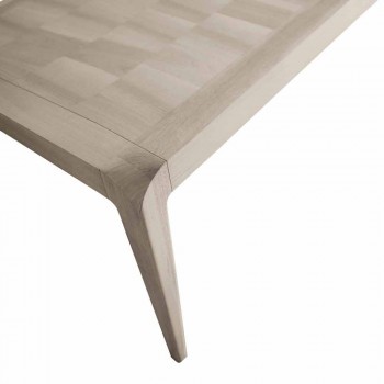 Ausziehbarer Tisch in natürlichen grauen Nussbaum modernes Design Matis