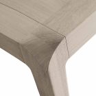 Ausziehbarer Tisch in natürlichen grauen Nussbaum modernes Design Matis Viadurini