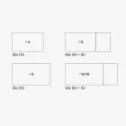 Ausziehbarer Melamintisch in verschiedenen Ausführungen Made in Italy - Lily Viadurini