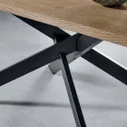 Moderner ausziehbarer Tisch aus Eichenholz Made in Italy - Oncino Viadurini