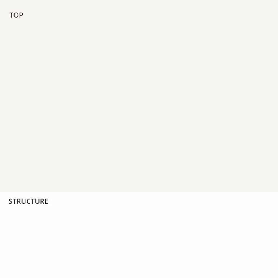 Hoch Polyethylentisch mit runder Hpl-Platte Made in Italy - Tinuccia Viadurini