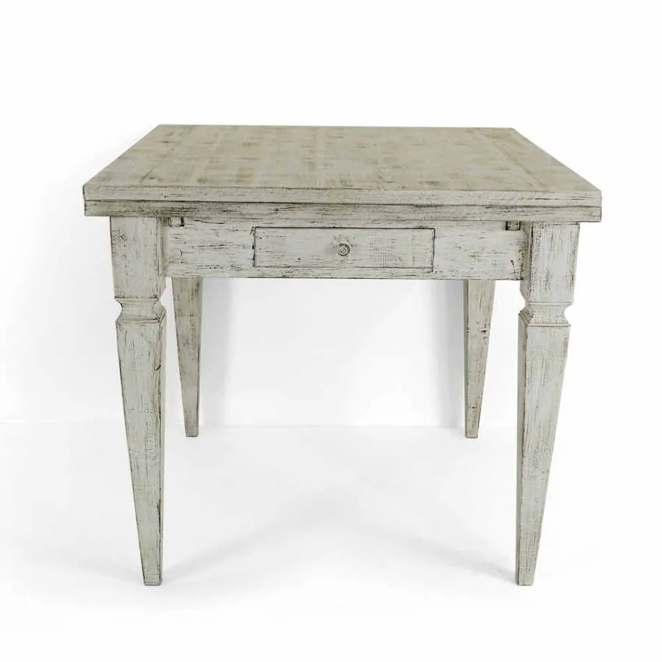 Ausziehbarer Handwerkertisch Bis zu 170 cm aus Holz Made in Italy - Marseille Viadurini