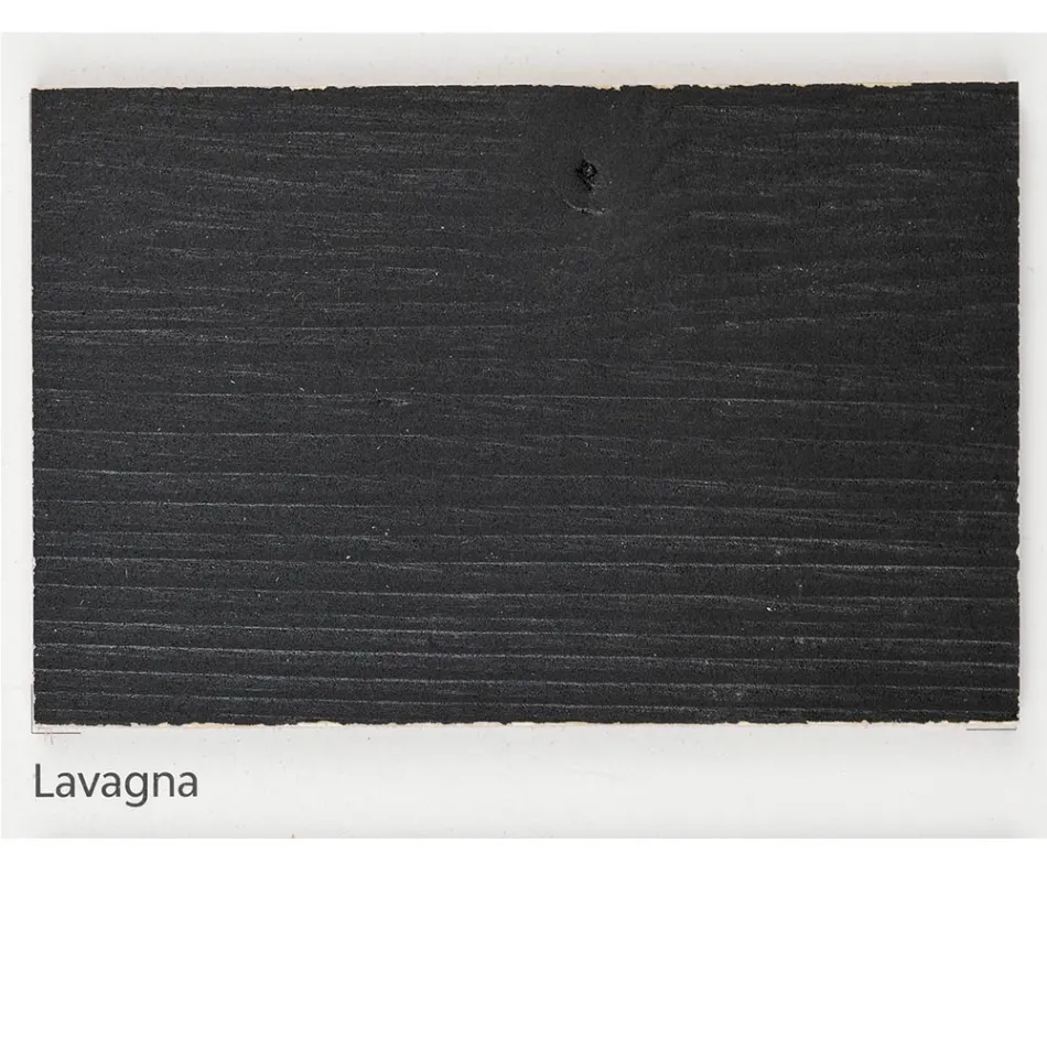 Tisch mit plattierter Platte aus massiver Eiche und Basis aus Kristall Made in Italy - Noelia Viadurini