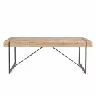 Homemotion Industrial Style Tannenholz Tisch - Wallie Viadurini