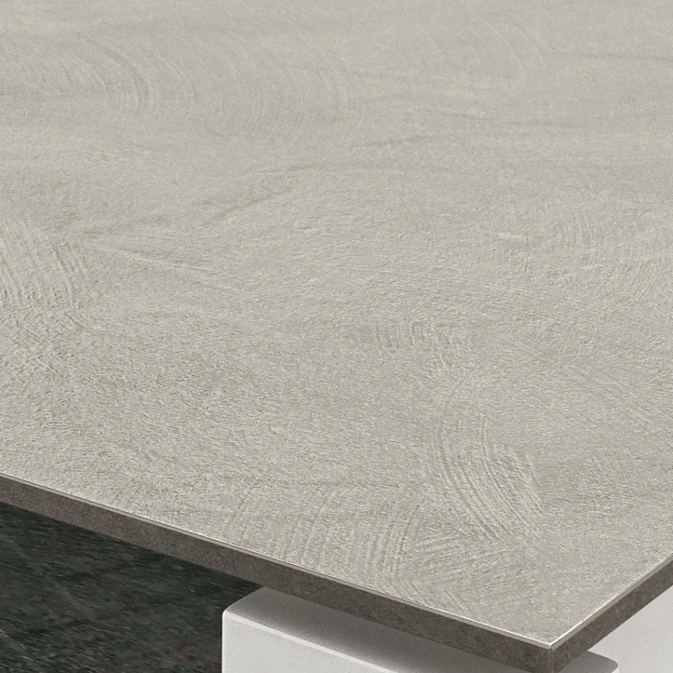 Ausziehbarer Küchentisch bis 240 cm aus edlem HPL, hergestellt in Italien – Jupiter Viadurini