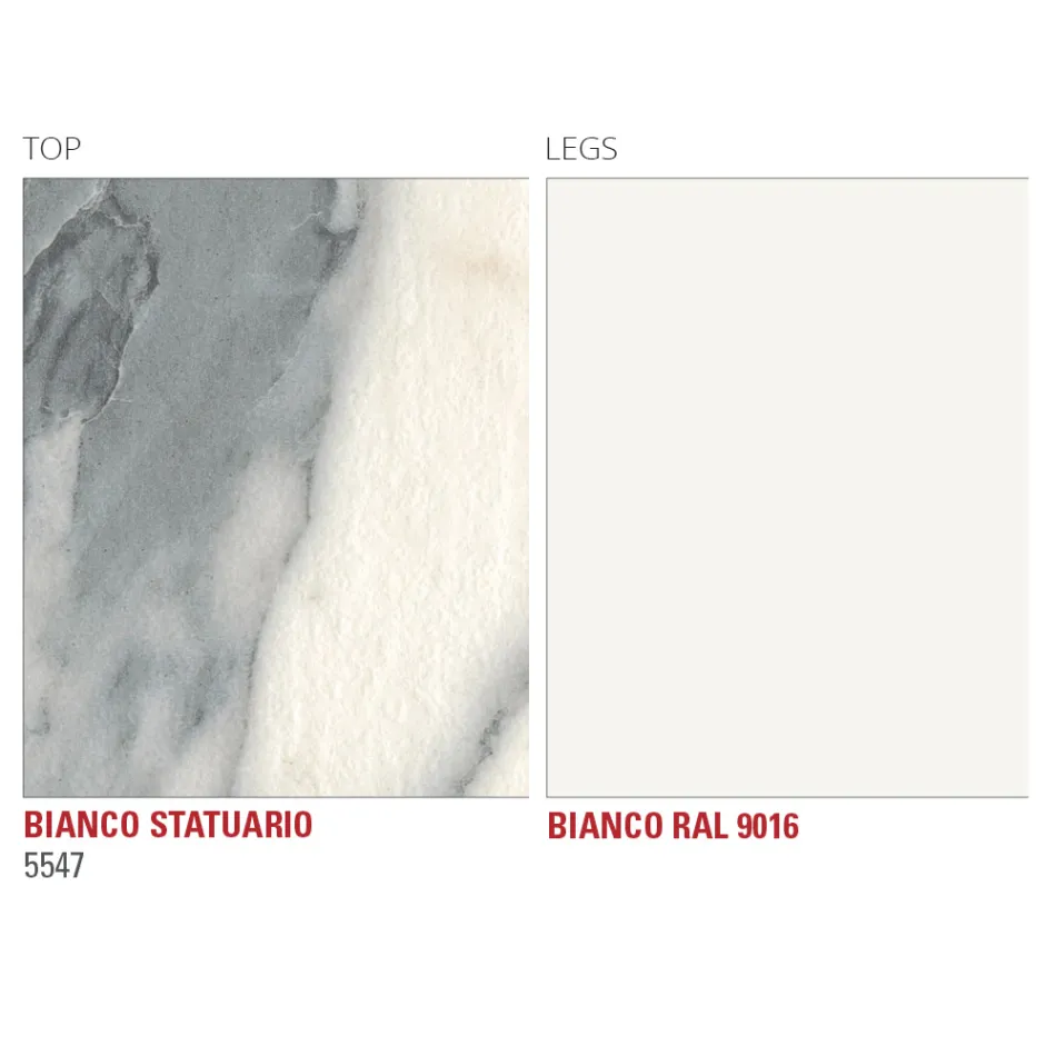 Ausziehbarer Küchentisch bis 240 cm aus edlem HPL, hergestellt in Italien – Jupiter Viadurini